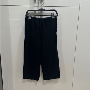 Primark Black Linen Pants Set